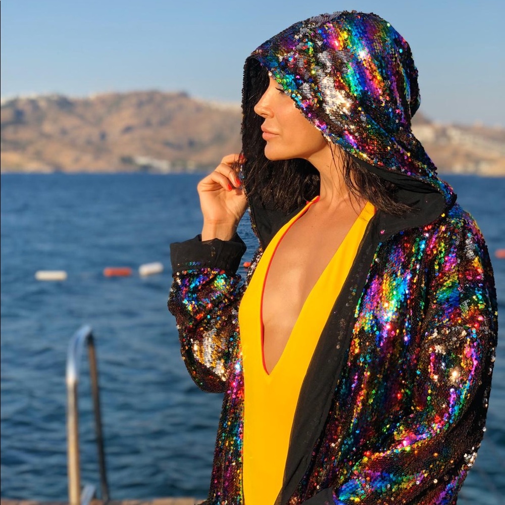 Fancy stylish kimono for beach parties